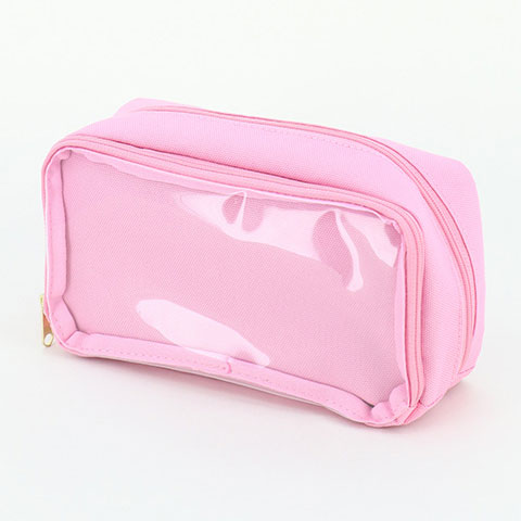 Stand Acrylic Keychain Odekake Pouch Macaron Pink