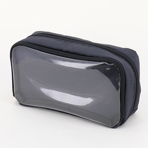 Stand Acrylic Keychain Odekake Pouch Pure Black