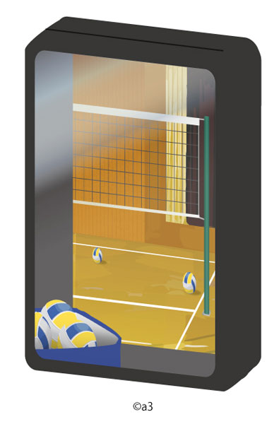 Chara Frame 59/ Gymnasium (Volleyball)