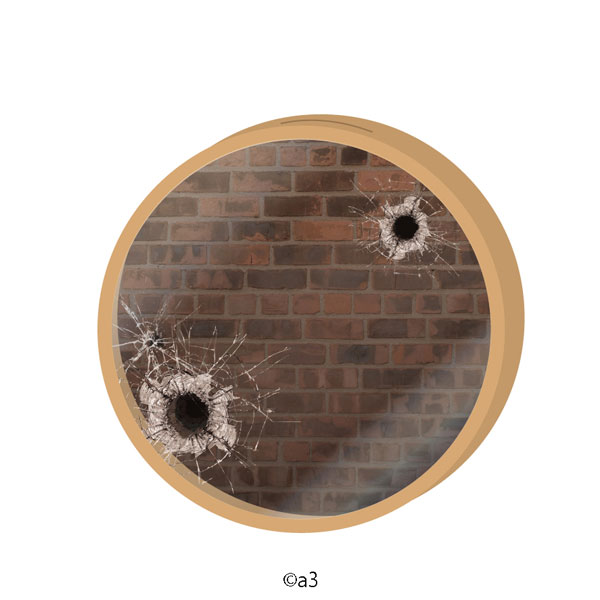 Maru Chara Frame 08/ Bullet Mark