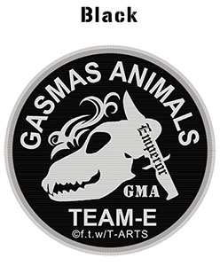 Gasmas Animals - TEAM-E Removable Patch Black