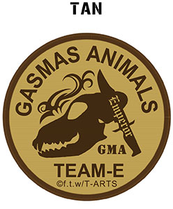 Gasmas Animals - TEAM-E Removable Patch TAN