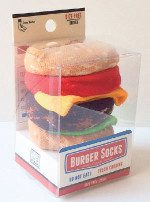 Hamburger Socks F/Brown