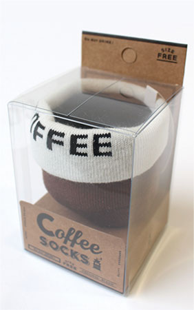 Coffee Socks COFFEE Blend CR F/Brown