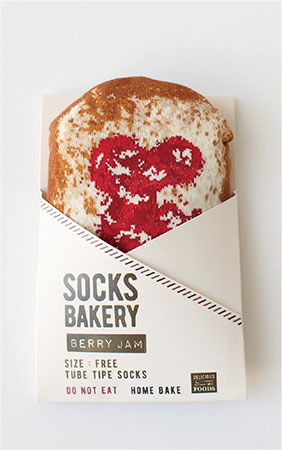 Bread Socks FO Toast Jam F/Red