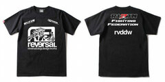 RIZIN x reversal BIG MARK TEE Black L