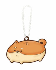 Puni-PON Yeastken. Rubber Keychain Shiba-koppe