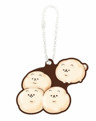 Puni-PON Yeastken. Rubber Keychain Chigiri-pome