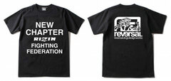 RIZIN x reversal NEW CHAPTER TEE Black S