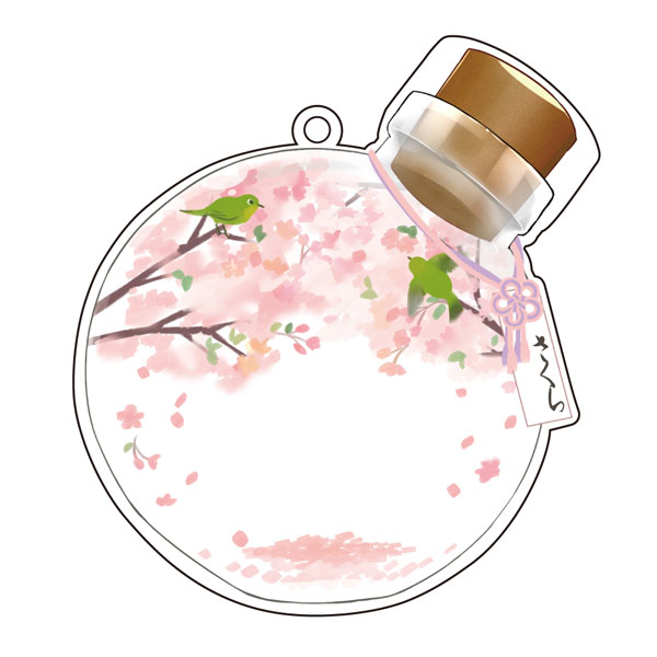 Acrylic Makeup Cover #Cherry Blossoms