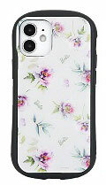 Barbie iPhone 12 mini Hybrid Glass Case Flower Pattern