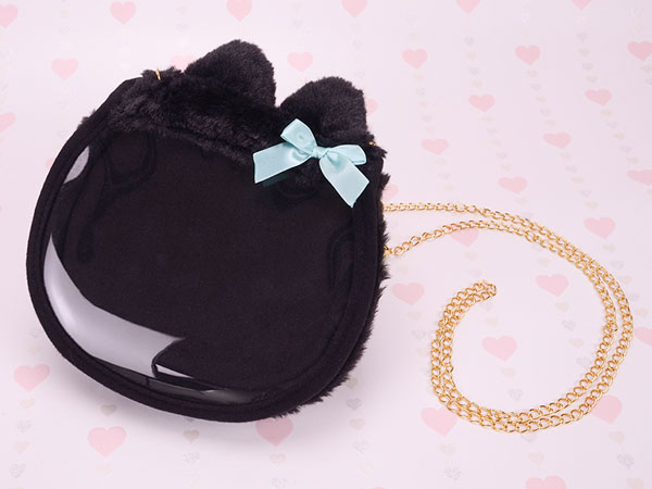 [Exclusive Sale] MokoMoko Pochette [Black Cat]