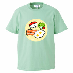 Oshushi dayo Breakfast T-shirt Mint Green (S)