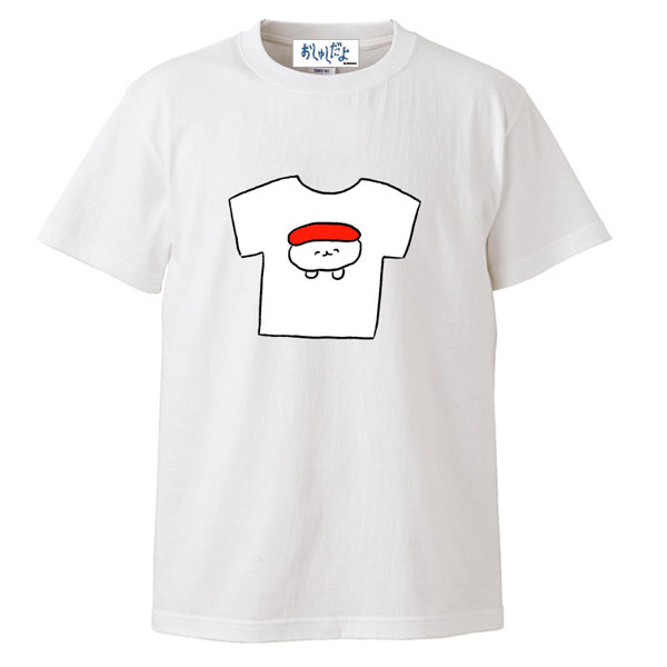 Oshushi dayo T-shirt of T-shirt White (M)