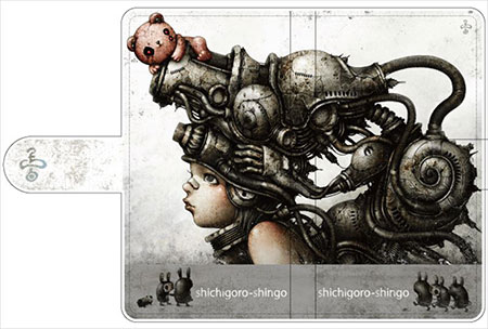 shichigoro-shingo Book-style Standard Case f-007-kumatan02