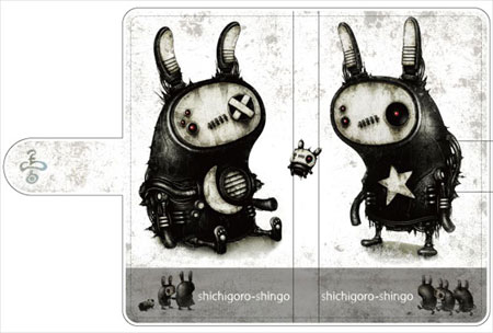 shichigoro-shingo Book-style Standard Case usarobo-001_002