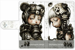 shichigoro-shingo Book-style Standard Case re-hone-no-ko_nezumi-star