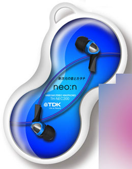 Inner Ear Stereo Headphone neo:n02 Blue