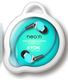 Inner Ear Stereo Headphone neo:n01 Teal