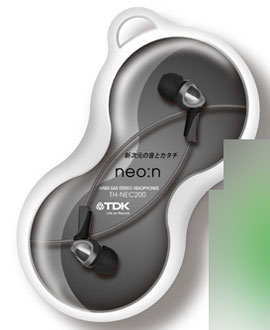 Inner Ear Stereo Headphone neo:n02 Black