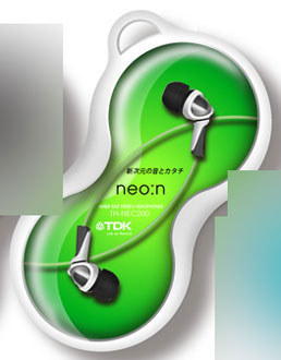 Inner Ear Stereo Headphone neo:n02 White