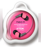 Inner Ear Stereo Headphone neo:n01 Pink
