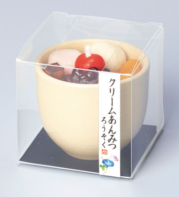 Cream Anmitsu Candle