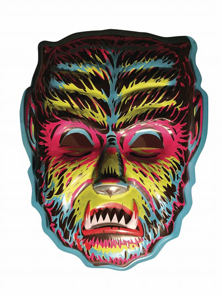 Ghoulsville - Shock Wolf Plastic Wall Mask