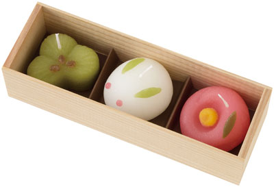 Winter Wagashi Sweets Candle