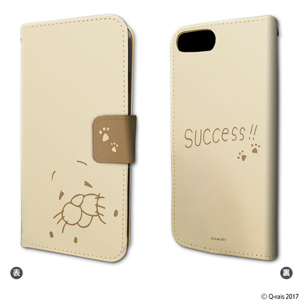 Book-style Smartphone Case (iPhone 6/6s/7/8) Nekonaughey 01/success!!