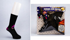 Shinobi Socks Kunoichi Shuriken Black / Free Size (22-27cm)