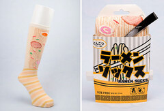 Ramen Socks Tonkotsu Off / Free Size (22-27cm)