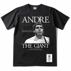 WWE X reversal LEGEND SERIES 2015 Andre Tee Shirt / BLACK - S