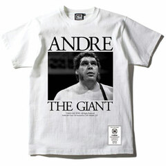 WWE X reversal LEGEND SERIES 2015 Andre Tee Shirt / WHITE - L