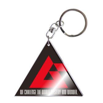 Monthly Magazine Mu - Acrylic Keychain: Black