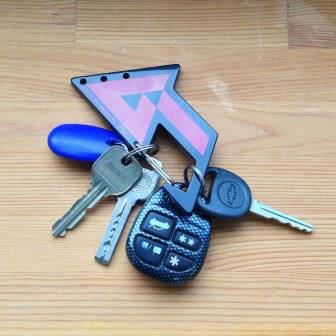 Monthly Magazine Mu - Acrylic Carabiner