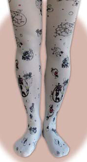 EHON LEGS Ookami no Boken / WHITE - M-L