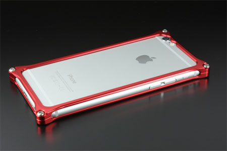 Solid Bumper for iPhone6 Red