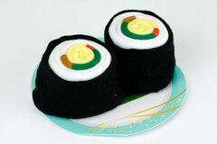 Sushi Socks - Futomaki / WHITE - Free Size