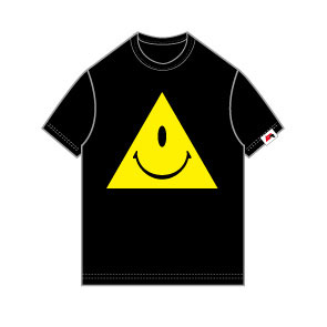 Mu - Triangle Eye T-shirt/ BLACK - M