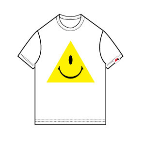 Mu - Triangle Eye T-shirt/ WHITE - XS