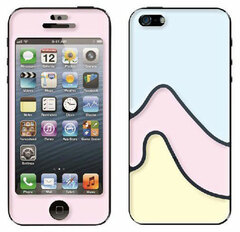 Sticker Protector - Gizmobies Simple Plain Color Series Gizmobies for iPhone5/5s PASTEL BLU/PNK/YLW