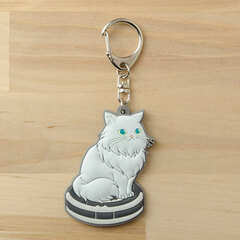 Pikuriru! - Nyanko Rubber Keychain: Persian Cat