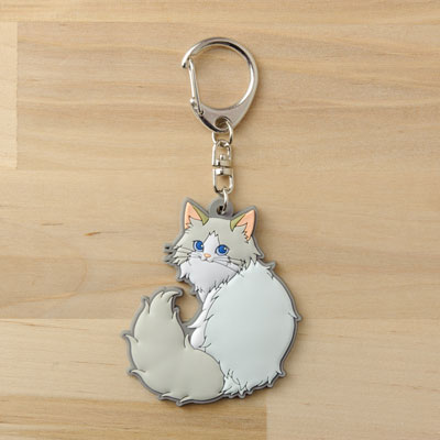 Pikuriru! - Nyanko Rubber Keychain: Ragdoll