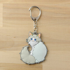 Pikuriru! - Nyanko Rubber Keychain: Ragdoll