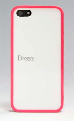 iPhone5/5s Dress Bumper Case (Pink)