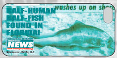 Weekly World News - iPhone5 Jacket: HALF-HUMAN HALF-FISH (WWN-01E)