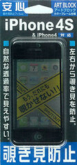 Art Block iPhone 4S Supported - Black (ABI4S-01)