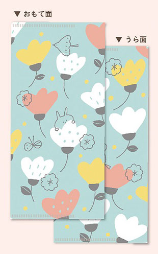 All-Sides Antibacterial Multi Folder mizutama Flowers