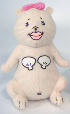 Kaigara Burakko  Plushie Cell Phone Strap - Pochacco